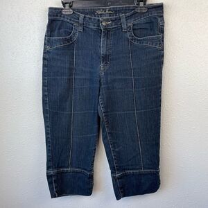 Kikit Jeans Denim Cropped Pants Size 10 EUC